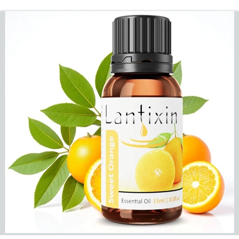 Lantixin Sweet Orange Essential Oil 15ml 0.5floz Therapeutic Grade Vegan‎